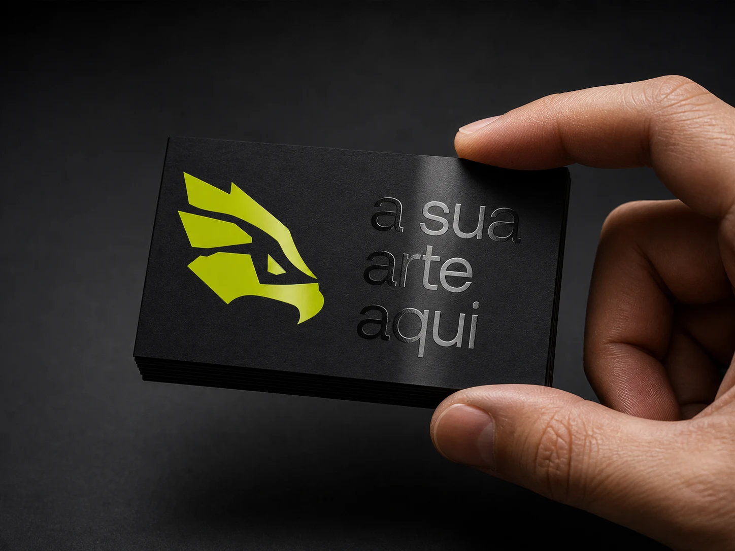 Business card printed by Aplic Gráfica
