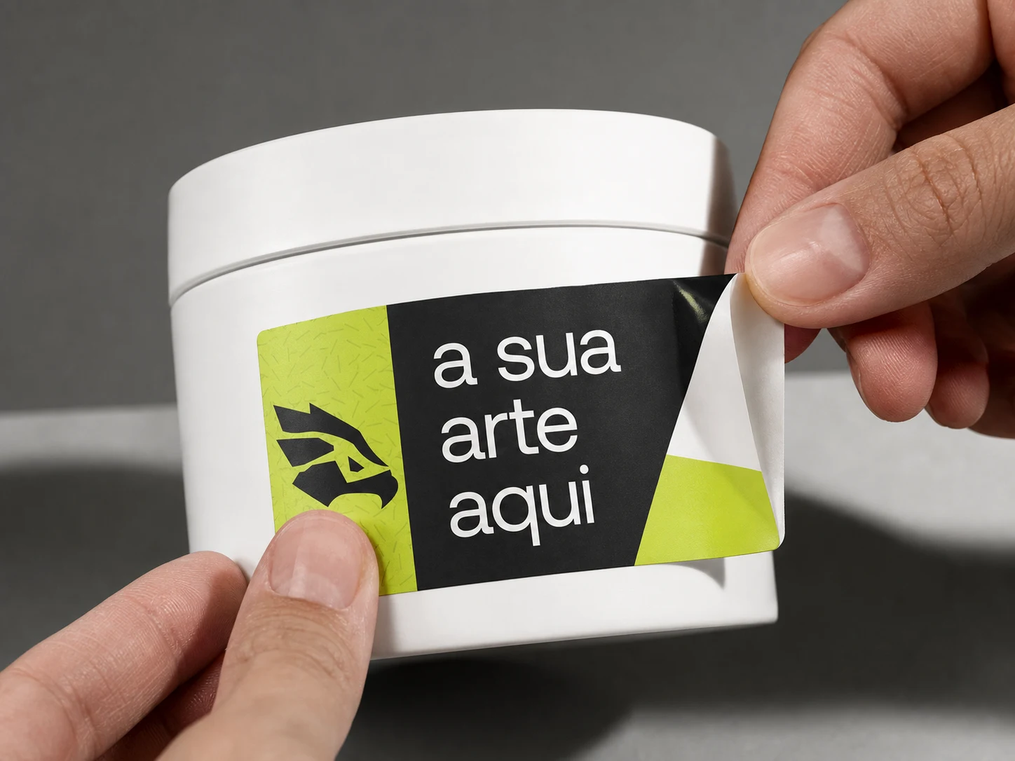 Adhesive label produced by Aplic Gráfica