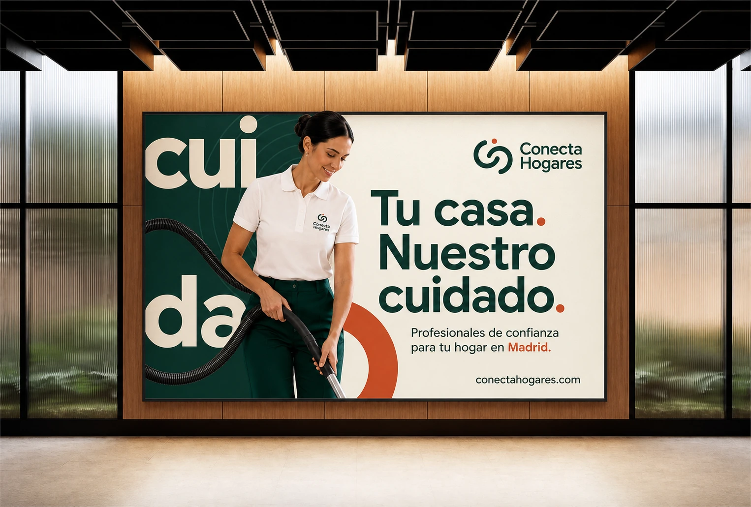 Outdoor da Conecta Hogares aplicado em Madrid