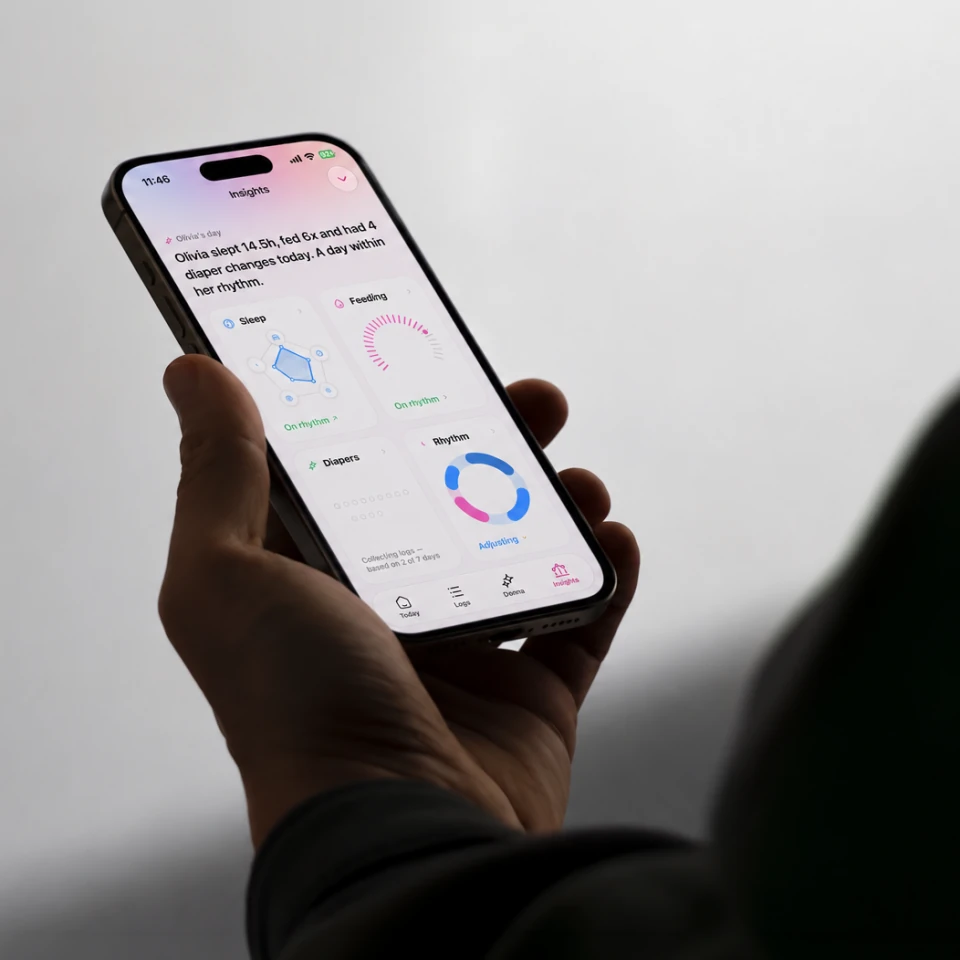 DonnaAI insights in use on an iPhone